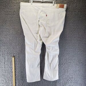 Levis Jeans Women’s Size 24W White Classic Straight Mid Rise Cotton Blend *NWT*